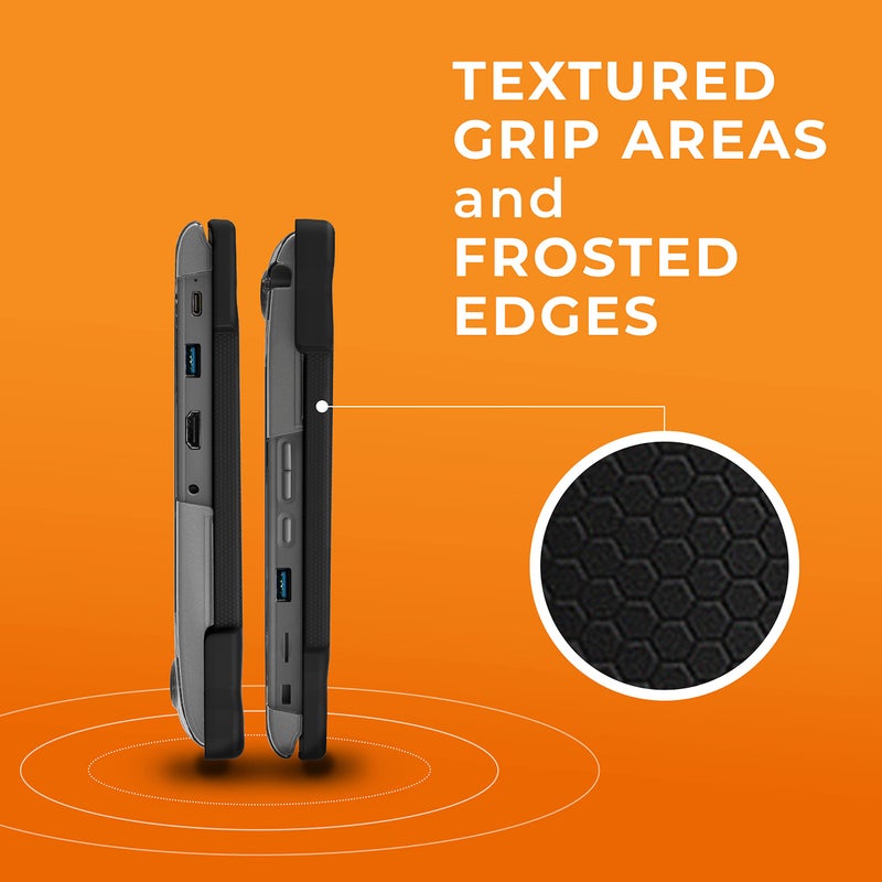Gumdrop Cases Gumdrop SlimTech Laptop Case Fits Lenovo 300e Chromebook (2nd Gen, Intel). Designed for K-12 Students, Teachers and Classrooms â€“ Drop Tested, Rugged, Shockproof Bumpers for Reliable Device Protection - Image 3